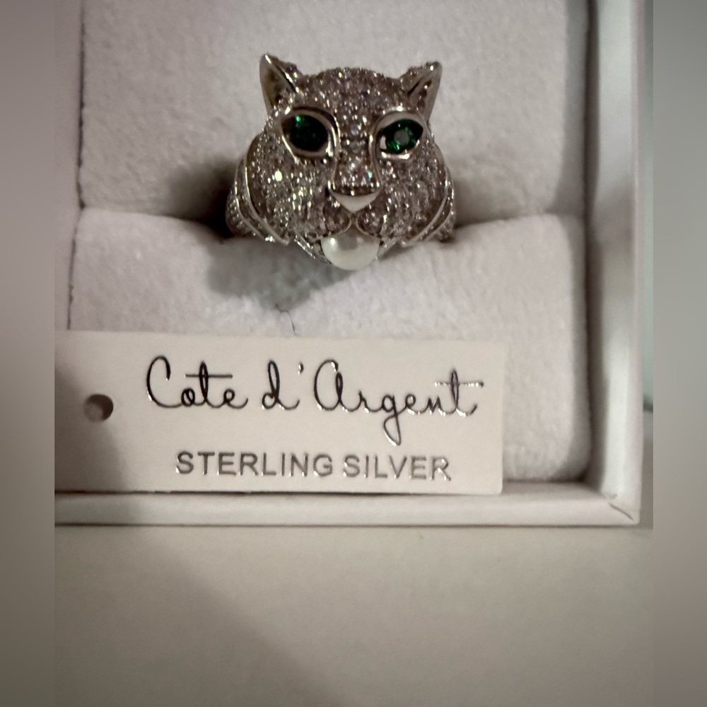 Cote D’ Argent feline cat ring